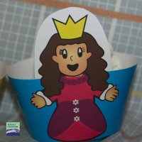 Purim Character Cupcake Wrappers