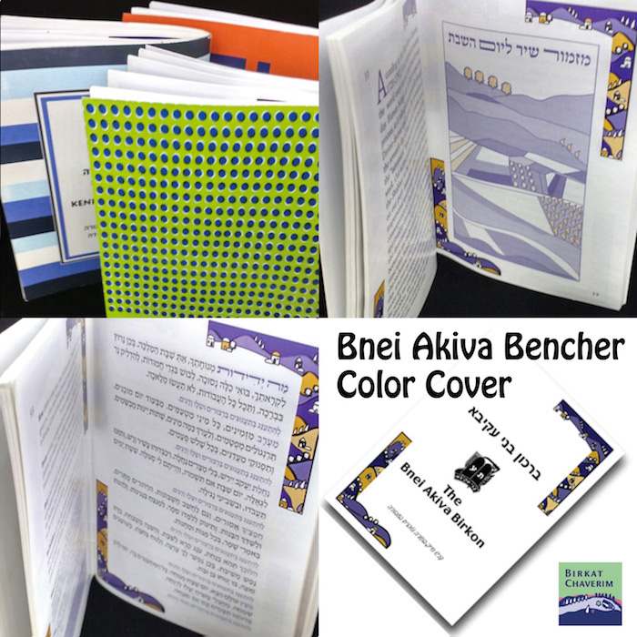 Bnei Akiva Birkon- color printed cover - Click Image to Close
