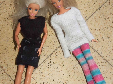Barbie sock clothing