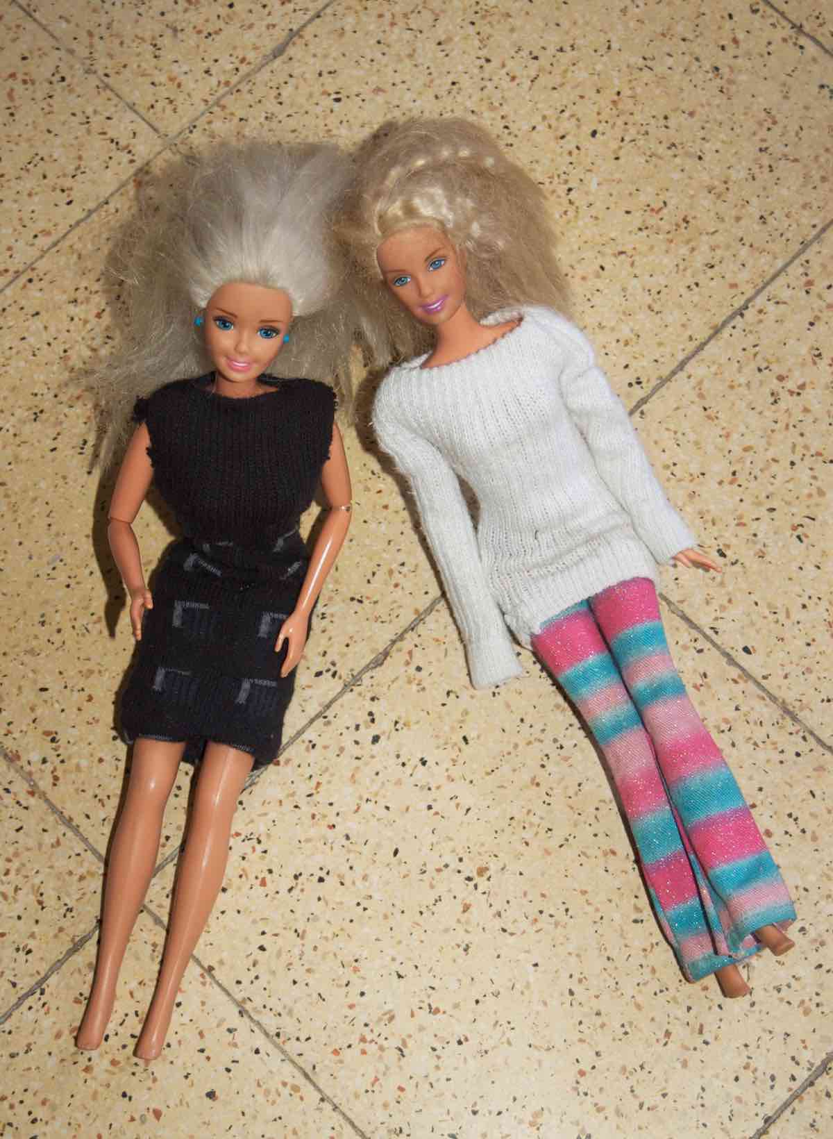 Barbie sock clothing