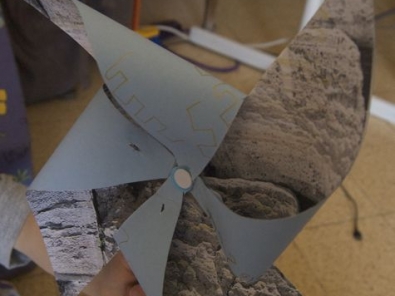 Pinwheel Jerusalem stone detail