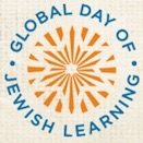 Global day of jewish learning logo with background