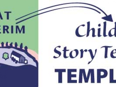 Accordion Book Story Telling Template English, Hebrew, German