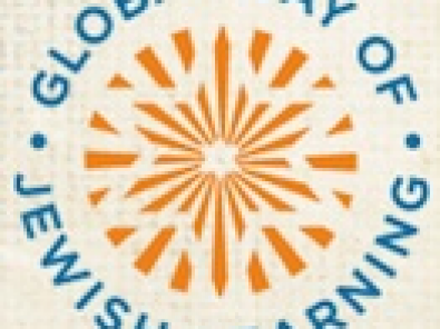 Global day of jewish learning logo with background