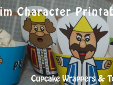 Popular digital wrappers from Birkat ChaverimPurim cupcake wrappers