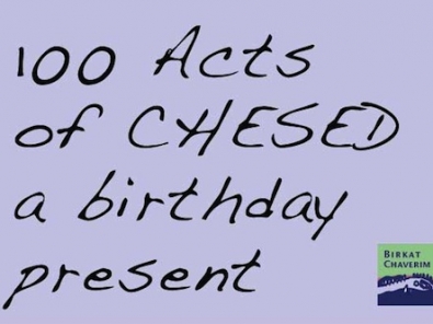 100 Acts of Kindness in honor of Anna Yuters 100th birthday