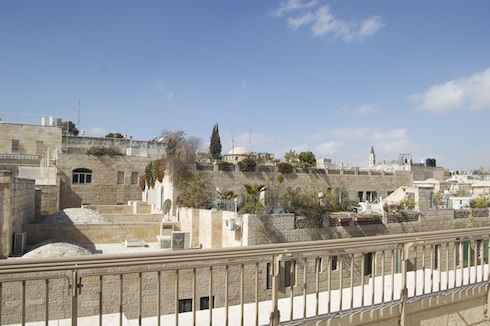 View of the old city via birkat chaverim copyright Birkat Chaverim