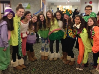 Group photo Areyvut Mitzvah Clowns via birkat chaverim