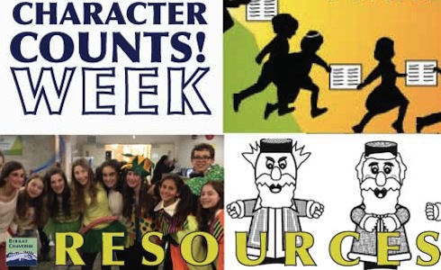 character counts week resources from birkat chaverim