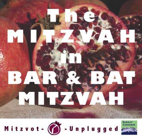 The Mitzvah in Bar and Bat Mitzvah a Guest post by Marcia Goldlist for Mitzvot Unplugged.