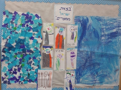 Crossing the Sea made by kindergartners