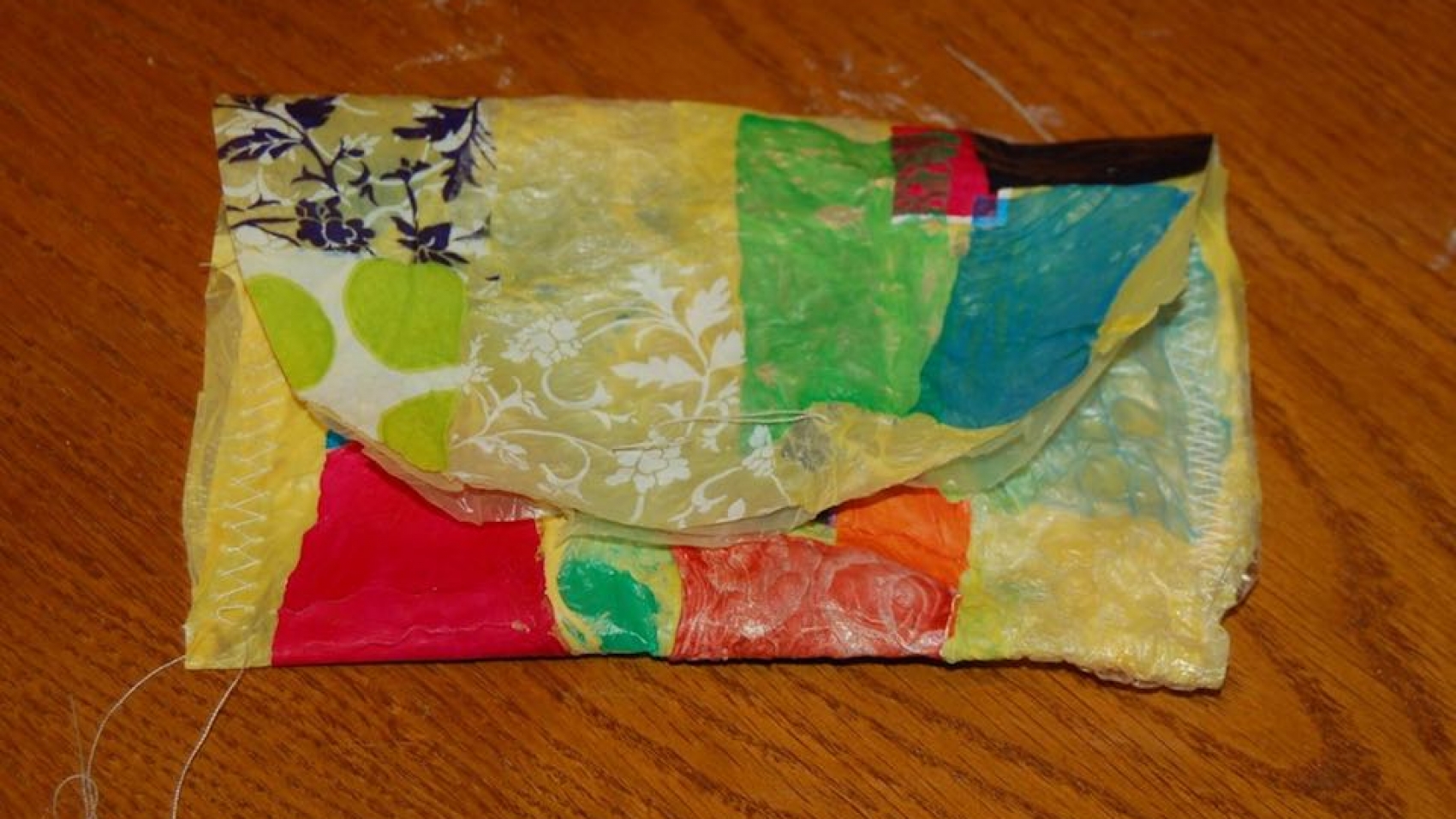 Tween made plastic bags bag