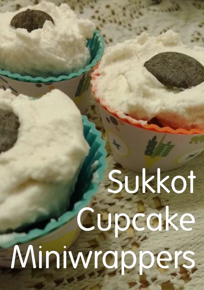 Sukkot Digital Cupcake Mini Wrappers